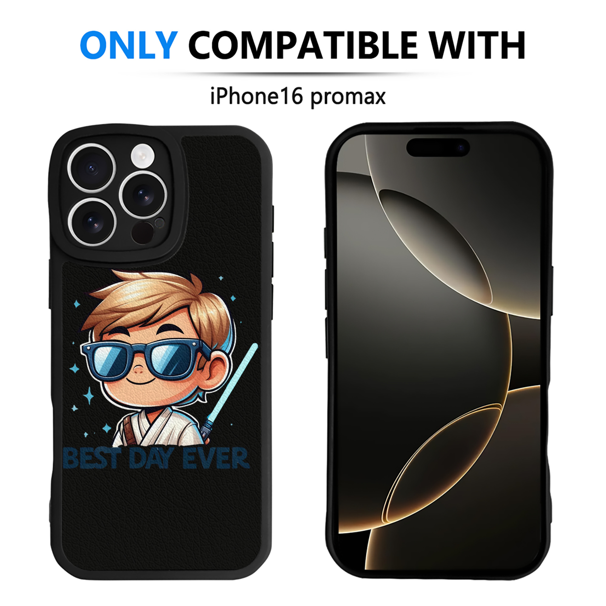 （画像用） スター・ウォーズ Star Wars 【iPhone 16シリーズ対応】シリコンスマホケース（レザー調） 材質：シリコン